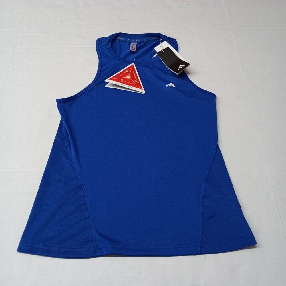 Adidas Women’s Aeroready Training Tank Top Semi Lucid Blue Size XS XSmall IX9414